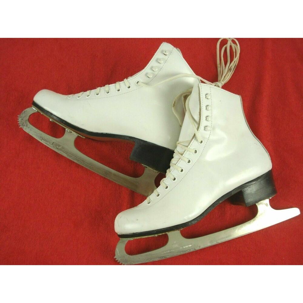 Size 5.5 M Riedell 220 Ice Figure Skates MK Blade Leather Soles